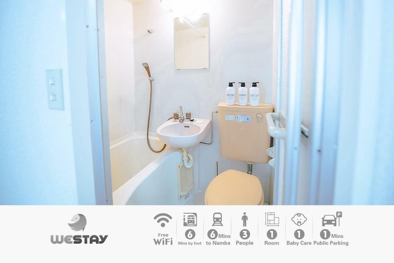 Westay Designers House/6 Mins To Shinsaibashi202 Osaka Exteriör bild